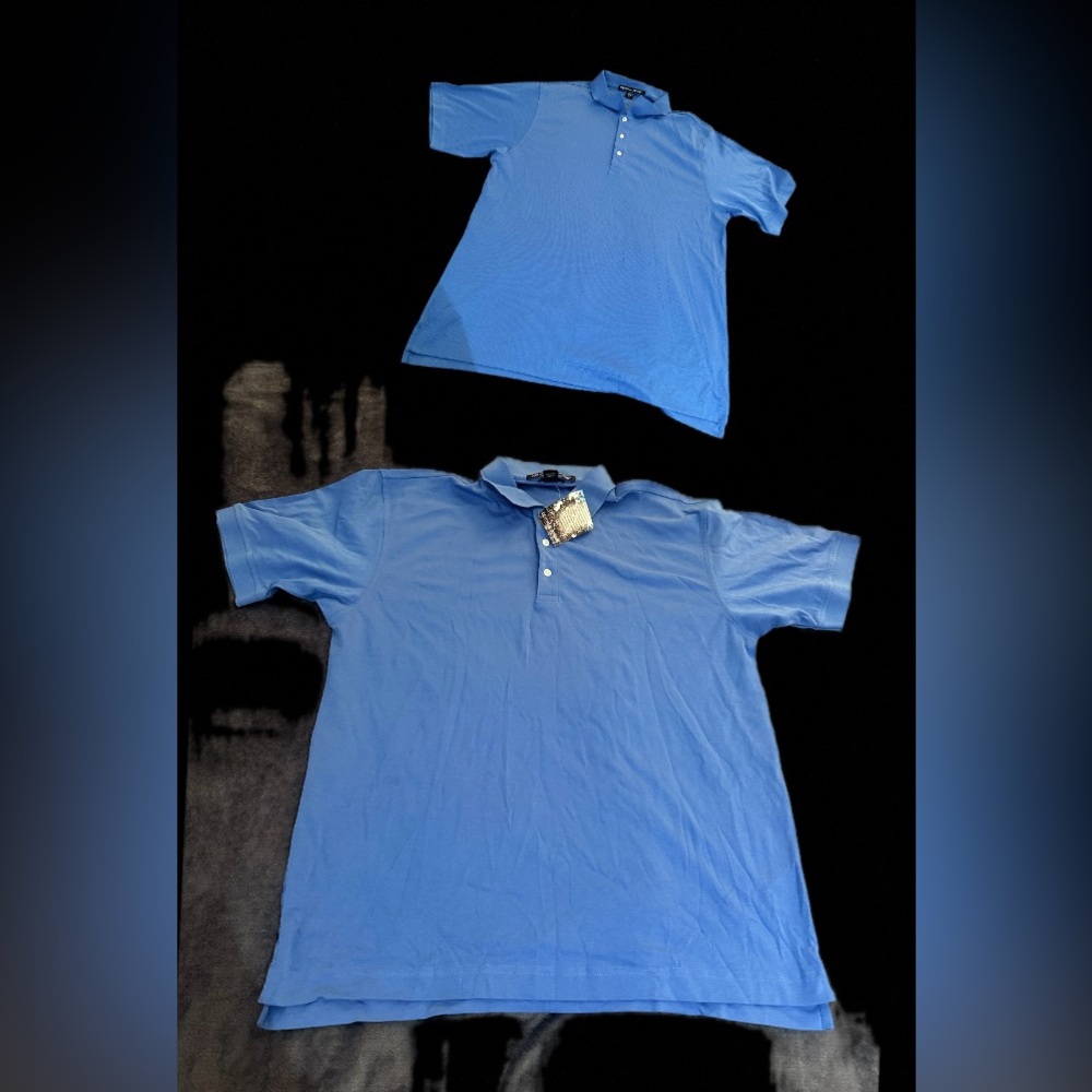 NWT (DUO SET) 2 Men’s Devon & Jones Polo Shirts  (SIZE: LARGE!! FOR BOTH SHIRTS)